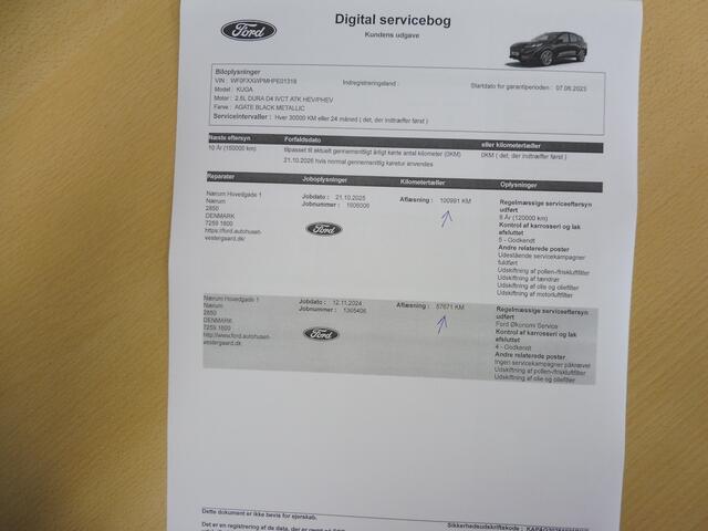 Ford KUGA 2.5 PHEV ST-Line X Winterpak. | Camera | Stof/leer | LMV 18"| AppleCarplay | oh historie