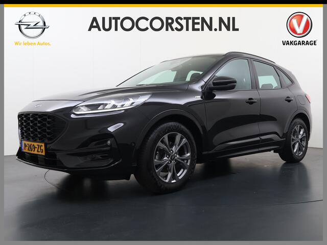 Ford KUGA 1.5T 150PK ST-Line Trekhaak Adap.Cruise Stoel+Stuur+Achterbank+Voorruitverwarming Elek.Achterklep Camera Apple Carplay/Android Auto Navi Pdc Lmv 18" DAB Bluetooth Parkeerhulp Led Lane Assist Isofix Road Edge Detection WiFi 1.800KG Trekgewicht