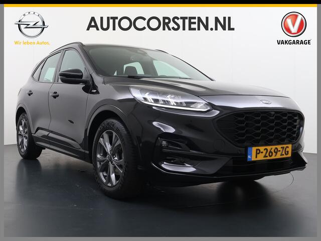 Ford KUGA 1.5T 150PK ST-Line Trekhaak Adap.Cruise Stoel+Stuur+Achterbank+Voorruitverwarming Elek.Achterklep Camera Apple Carplay/Android Auto Navi Pdc Lmv 18" DAB Bluetooth Parkeerhulp Led Lane Assist Isofix Road Edge Detection WiFi 1.800KG Trekgewicht