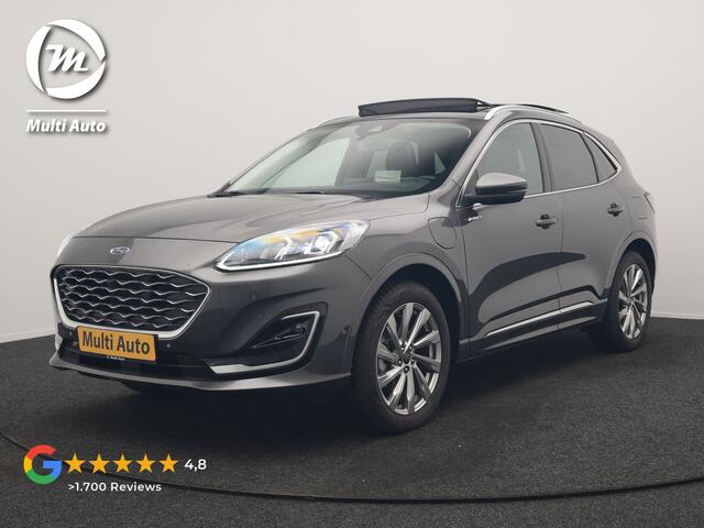 Ford KUGA 2.5 Vignale PHEV 225pk Dealer O.H | Trekhaak Afn. | Panodak | Adaptieve Cruise | 360 Camera | Bang & Olufsen | Head Up | Lederen Sportstoelen Memory & Verwarmd | Keyless | Apple Carplay | Pilot Assist | Blis | Navigatie | Virtual | DAB | 19" L.M | Plug In