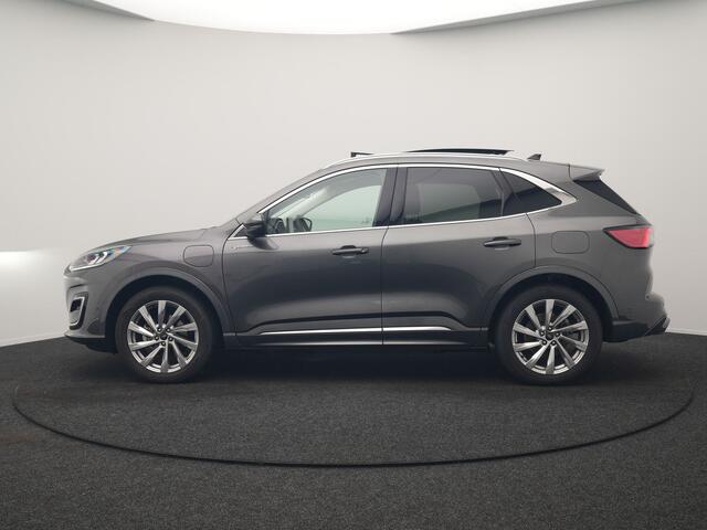 Ford KUGA 2.5 Vignale PHEV 225pk Dealer O.H | Trekhaak Afn. | Panodak | Adaptieve Cruise | 360 Camera | Bang & Olufsen | Head Up | Lederen Sportstoelen Memory & Verwarmd | Keyless | Apple Carplay | Pilot Assist | Blis | Navigatie | Virtual | DAB | 19" L.M | Plug In