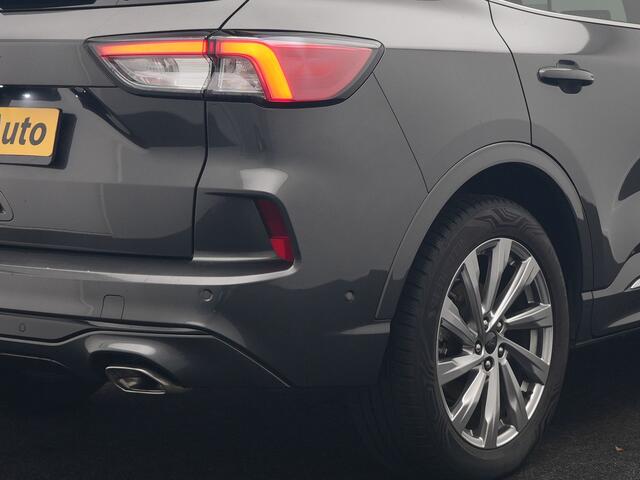 Ford KUGA 2.5 Vignale PHEV 225pk Dealer O.H | Trekhaak Afn. | Panodak | Adaptieve Cruise | 360 Camera | Bang & Olufsen | Head Up | Lederen Sportstoelen Memory & Verwarmd | Keyless | Apple Carplay | Pilot Assist | Blis | Navigatie | Virtual | DAB | 19" L.M | Plug In