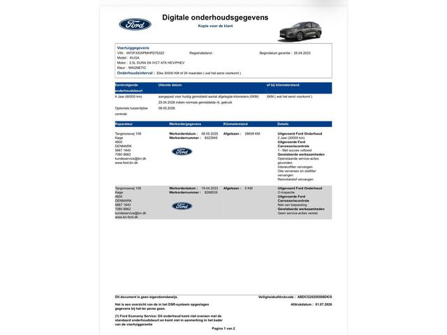 Ford KUGA 2.5 PHEV ST-Line X / 1500Kg Trekgewicht / Winter Pack / Apple Carplay/Android Auto / Navigatie / Achteruitrijcamera / Elektrische achterklep / Bluetooth /