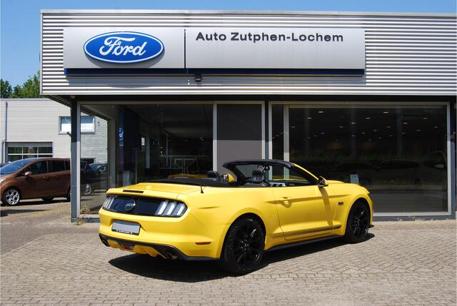 Ford MUSTANG Convertible 5.0 GT NAVI | XENON | YELLOW | V8 | SYNC 3 | STOELVERWARMING - KOELING |