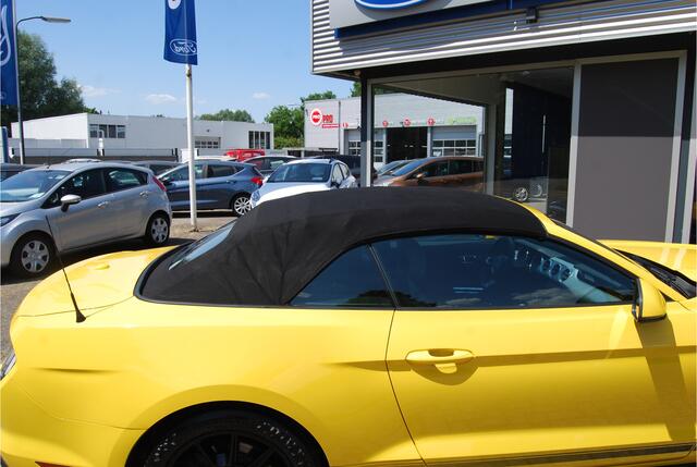 Ford MUSTANG Convertible 5.0 GT NAVI | XENON | YELLOW | V8 | SYNC 3 | STOELVERWARMING - KOELING |