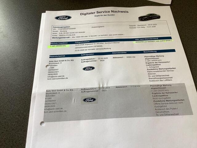 Ford MUSTANG Fastback 5.0 V8 Mach-1 | 460pk | Automaat | EU versie | Dealer onderhouden | Bang&Olufsen | Camera