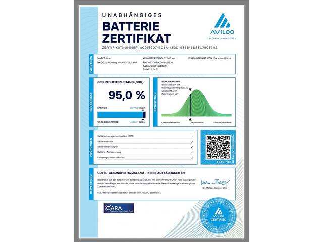 Ford MUSTANG 75 kWh | LEDER | | FULL LED | SOH 95% .