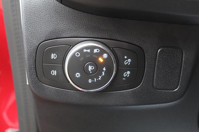 Ford PUMA 1.0-125pk EcoBoost Mild-Hybrid Titanium. Fabrieksgarantie t/m 09-05-2027 ! Volautm. airco, stoel-, stuur- en voorraamverwarming, trekhaak, privacy glass, adaptive cruise cntrl, dodehoek assistent, camera, pdc v+a, rij-assistent pakket, winterpakket, metal