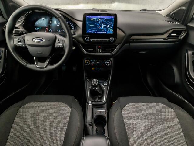 Ford PUMA 1.0 EcoBoost Hybrid ST-Line X First Edition (APPLE CARPLAY, GROOT NAVI, CLIMATE, STUUR/STOELVERWARMING, ADAPTIVE CRUISE, SPORTSTOELEN, CAMERA, KEYLESS, GETINT GLAS, LANE ASSIST, LM VELGEN, NIEUWSTAAT)