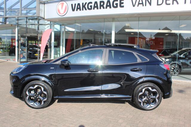 Ford PUMA 1.0 EcoBoost Hybrid ST-Line X , Unieke Auto veel comfort Panoramadak , Camera rondom, Trekhaak , Navigatie Winter pack , Climate control , B en O audio surround