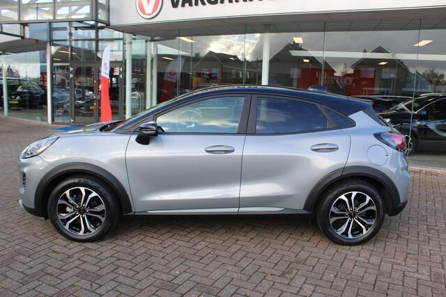 Ford PUMA 1.0 EcoBoost Hybrid Titanium 125pk Nieuw Model Naviagtie , Camera , Stoel , Stuur en Voorruitverwarming Fabrieksgarantie t/m 16-6-2029 ! Slechts 3.000km !