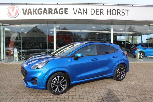 Ford PUMA 1.0 EcoBoost Hybrid ST-Line , 125pk Climate control , Stoel,Stuur en Voorruitverwarming Navigatie , Bluetooth , Parkeersensoren achter