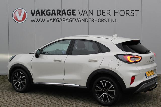 Ford PUMA 1.0-125pk EcoBoost Mild-Hybrid Titanium X. Prachtige erg goed onderhouden Ford Puma, slechts 50.000km ! Autm. airco, camera, navigatie, telefoonvoorb., trekhaak, LED verl., massage stoelen etc.