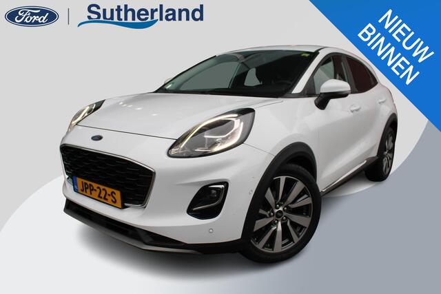 Ford PUMA 1.0 EcoBoost 125 PK Hybrid Titanium X | Winterpack | Adaptieve Cruise Control | Massagestoelen | Electrische Achterklep | Camera | Climate Control | Navigatie | PDC V+A | BLIS