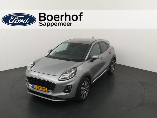 Ford PUMA EcoBoost 125pk Hybrid Titanium X | Trekhaak | Winter pack | Adapt. Cruise | Elek. Klep | B&O | Keyless | All-Seasons