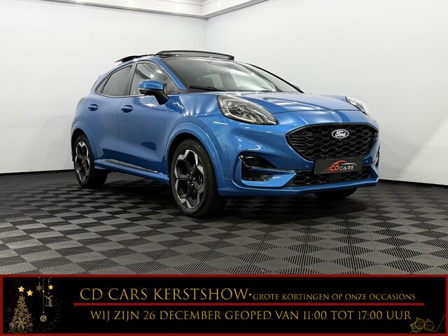 Ford PUMA 1.0 EcoBoost Hybrid ST-Line X Pano, Half leder, Navi, Camera, Keyless start, Cruise control, Virtual desk, Winterpakket, 2 jaar garantie
