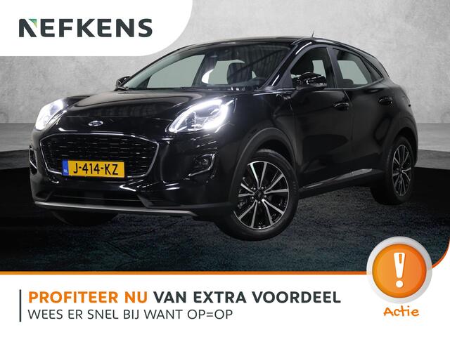 Ford PUMA 125PK Hybrid Titanium | 1ste eigenaar | Trekhaak | Winterpack | AppleCarplay/AndroidAuto | Armsteun | Climate Control | Navigatie | 17"LMV | LED lampen | Isofix |