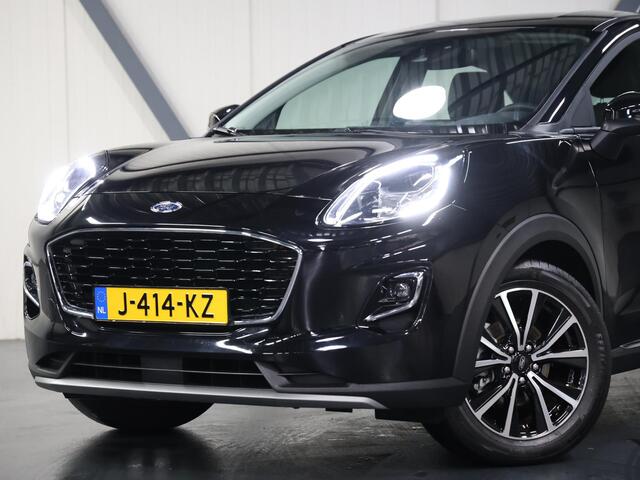 Ford PUMA 125PK Hybrid Titanium | 1ste eigenaar | Trekhaak | Winterpack | AppleCarplay/AndroidAuto | Armsteun | Climate Control | Navigatie | 17"LMV | LED lampen | Isofix |