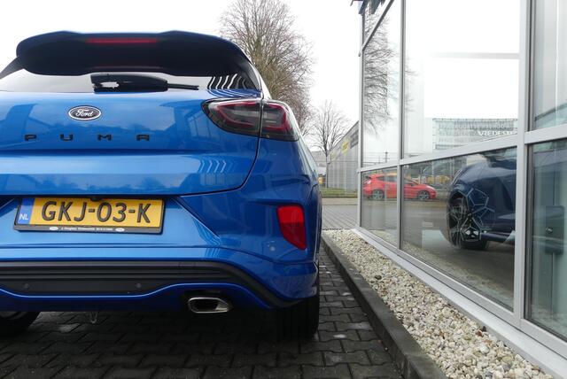 Ford PUMA 1.0 EcoBoost ST-Line X Vignale TREKHAAK AFNEEMBAAR (900KG), PANO, WINTER PACK, ADAPT. CRUISE, CLIMA, NAVI, CAMERA, PDC V&A, APPLE CARPLAY/ANDROID AUTO, BLIS, KEYLESS, B&O, ELEKT. ACHTERKLEP, 73.242KM