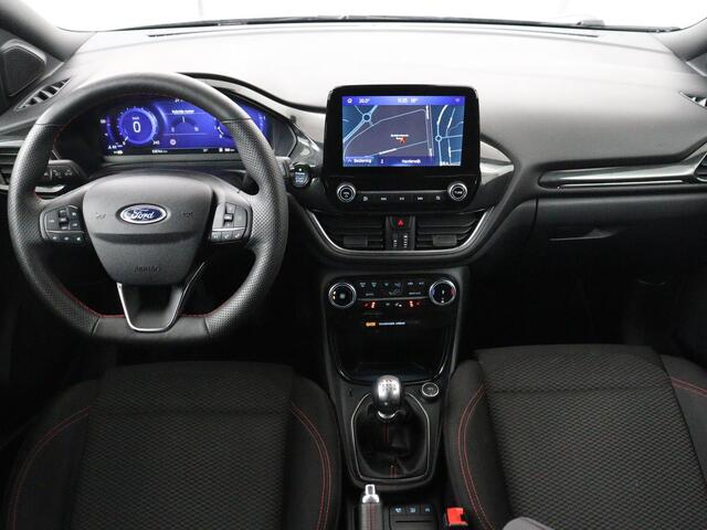 Ford PUMA 1.0 EcoBoost Hybrid ST-Line | Stoel & stuurverwarming | Carplay | Navigatie | Parkeerhulp | Climate control | Digital Cockpit | Verwarmde voorruit | Full LED | Cruise control | Bluetooth