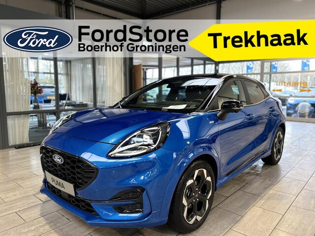 Ford PUMA EcoBoost Hybrid 155 pk ST-Line X | Trekhaak | Winter Pack | 360° Camera | B&O | Adapt. cruise | Gar. tm 2028