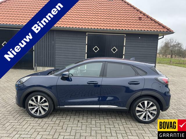 Ford PUMA 1.0 EcoBoost Hybrid Titanium X Cruise Pdc App zeer compleet Nap