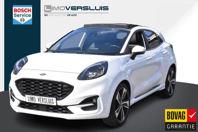 Ford PUMA 1.0 EcoBoost Hybrid ST-Line X Automaat | Schuif/Kantel-dak | B&O | Trekhaak | Half-Leder | 12 mnd BOVAG garantie | Whatsapp 06-53188999