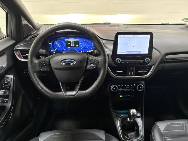 Ford PUMA 1.0 EcoBoost Hybrid ST-Line X, NL auto, Clima, Cruise, Camera, Navi, Hoge instap, Half leder, Trekhaak, Parkeersensoren v en a, 17 inch, Led lampen