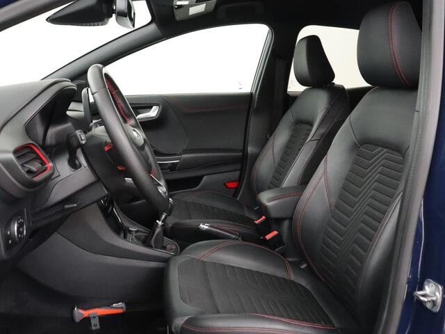 Ford PUMA 1.0 EcoBoost Hybrid ST-Line X | Carplay | Half leder | B&O Sound | Navigatie | Climate control | Full LED | Cruise control | Parkeerhulp | 18'' | Digital Cockpit | Bluetooth | Keyless Start