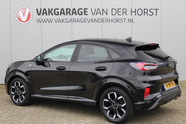 Ford PUMA 1.0 EcoBoost Hybrid ST-Line X AUTOMAAT! Erg nette en goed onderhouden Ford Puma ! airco, navigatie, telefoonvoorb., cruise control, lane assist, B&O soundsystem, LED verlichting, camera, parkeersensoren v+a etc.