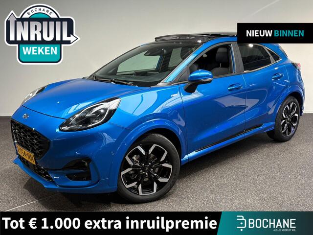 Ford PUMA 1.0 EcoBoost Hybrid ST-Line X | Panoramadak | Stoel/Stuurwiel verwarming | Blindspot Detectie | 3 jaar fabrieksgarantie extra vanaf datum deel 1 |