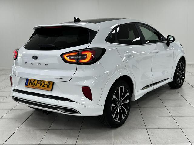 Ford PUMA 1.0 EcoBoost Hybrid ST-Line Vignale ELEKTRISCH PANORAMADAK | AFNEEMBARE TREKHAAK | LEDEREN BEKLEDING | COMPLETE AUTO!