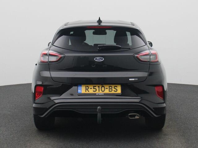 Ford PUMA 1.0 EcoBoost Hybrid ST-Line X | Trekhaak | All-Seasonbanden | B&O Audio | Winter Pack | Camera | PDC Voor+Achter | Adaptieve Cruise Control | Full-Map Navigatie | 17" LMV | Climate Control | Draadloze Smartphonelader | Cruise Control & Snelheidsbegrenzer 