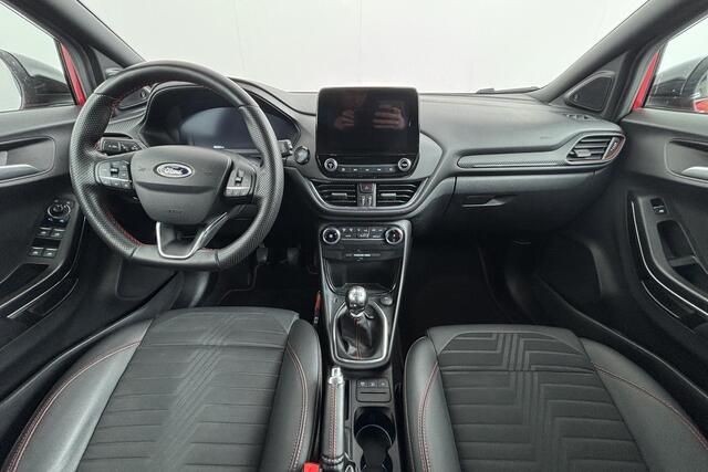 Ford PUMA 125pk Eco Hybrid ST-Line X Half Leer B&O Navi Afn. Trekhaak Zwart Dak 18" LM velgen Dealeronderhouden