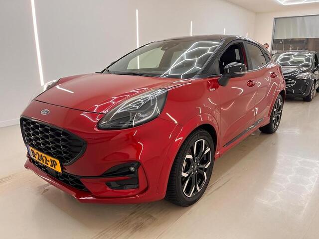 Ford PUMA 125pk Eco Hybrid ST-Line X Half Leer B&O Navi Afn. Trekhaak Zwart Dak 18" LM velgen Dealeronderhouden