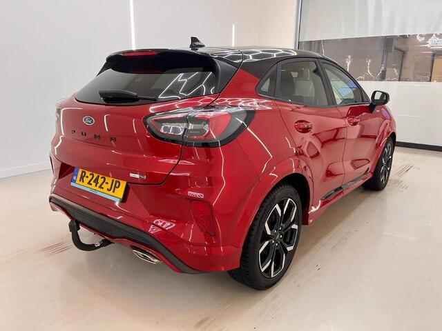 Ford PUMA 125pk Eco Hybrid ST-Line X Half Leer B&O Navi Afn. Trekhaak Zwart Dak 18" LM velgen Dealeronderhouden