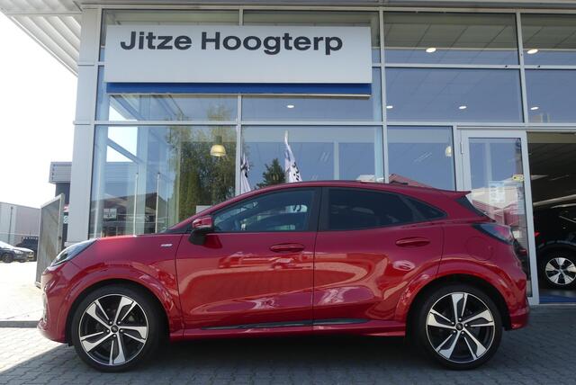 Ford PUMA 1.0 EcoBoost Hybrid ST-Line X PANO, WINTER PACK, ADAPT. CRUISE, CLIMA, NAVI, CAMERA, PDC V&A, APPLE CARPLAY/ANDROID AUTO, BLIS, KEYLESS, B&O, ELEKT. ACHTERKLEP, 33.059KM
