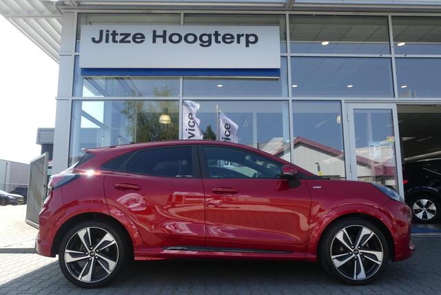 Ford PUMA 1.0 EcoBoost Hybrid ST-Line X PANO, WINTER PACK, ADAPT. CRUISE, CLIMA, NAVI, CAMERA, PDC V&A, APPLE CARPLAY/ANDROID AUTO, BLIS, KEYLESS, B&O, ELEKT. ACHTERKLEP, 33.059KM