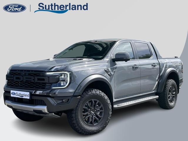 Ford RANGER 3.0 EcoBoost Raptor 288pk V6 Automaat Rijklaar! | Conquer Grey Metallic | Raptor Pack Nieuw Model | SYNC4 | 2.500kg Trekgewicht | Matrix LED Koplampen | Prijs incl. ombouwkosten Grijs Kenteken