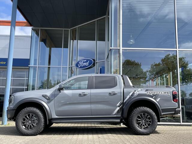 Ford RANGER 3.0 EcoBoost Raptor 288pk V6 Automaat Rijklaar! | Conquer Grey Metallic | Raptor Pack Nieuw Model | SYNC4 | 2.500kg Trekgewicht | Matrix LED Koplampen | Prijs incl. ombouwkosten Grijs Kenteken