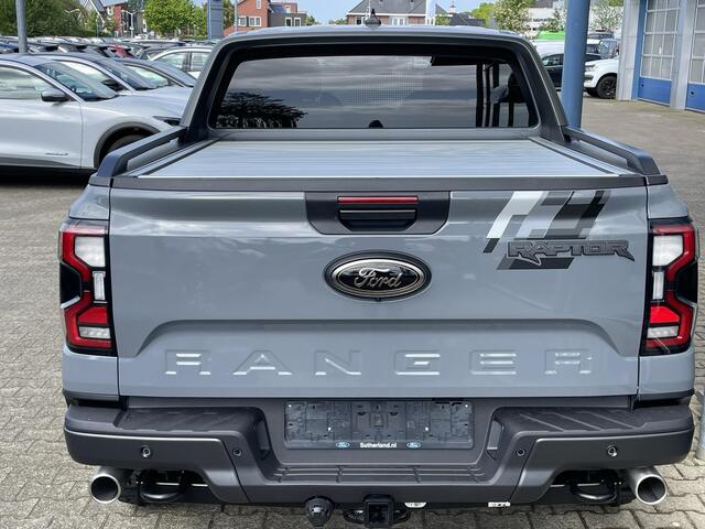 Ford RANGER 3.0 EcoBoost Raptor 288pk V6 Automaat Rijklaar! | Conquer Grey Metallic | Raptor Pack Nieuw Model | SYNC4 | 2.500kg Trekgewicht | Matrix LED Koplampen | Prijs incl. ombouwkosten Grijs Kenteken