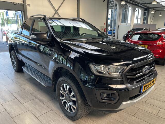 Ford RANGER 2.0 EcoBlue 213 pk Wildtrak Supercab | Trekhaak | Camera | Leer | Adapt. cruise | Roller top | Stoelverw. | Apple Carplay