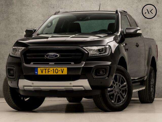Ford RANGER 2.0 EcoBlue Wildtrak Supercab 213Pk Automaat (APPLE CARPLAY, GROOT NAVI, CAMERA, LEDER, TREEPLANKEN, TREKHAAK, ZWART HEMEL, STOELVERWARMING, KEYLESS, NIEUWSTAAT)