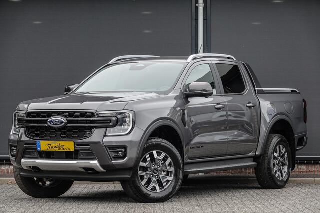 Ford RANGER Wildtrak 2.3PHEV 280Pk Aut. | Plug In Hybride | Double Cab | 5-Persoons | 3.500Kg trekgewicht | Trekhaak | Elek. Rollertop | 18'' | Carbonized Grey