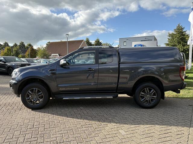 Ford RANGER 2.0 EcoBlue Wildtrak Supercab 214pk Automaat | 3.500kg Trekgewicht | Dichte Opbouw | Lederen Bekleding | Adaptieve Cruise | Dealer onderhouden