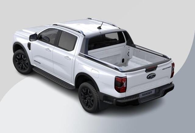 Ford RANGER 2.3 PHEV Wildtrak Double Cab 281pk | 0,99% Renteactie | 5 persoons! | Technology Pack Plus Trailer | Cargo Area Pack | Power Rollertop | Prijs excl. BTW incl. BPM | laadkabel mode 3 16A