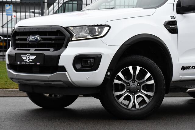 Ford RANGER 2.0 EcoBlue Wildtrak Supercab Adaptieve Cruise, Camera, Carplay, 3500kg Trekhaak, 213pk, Automaat Multimedia, Stoelverwarming, Leder, uniek!