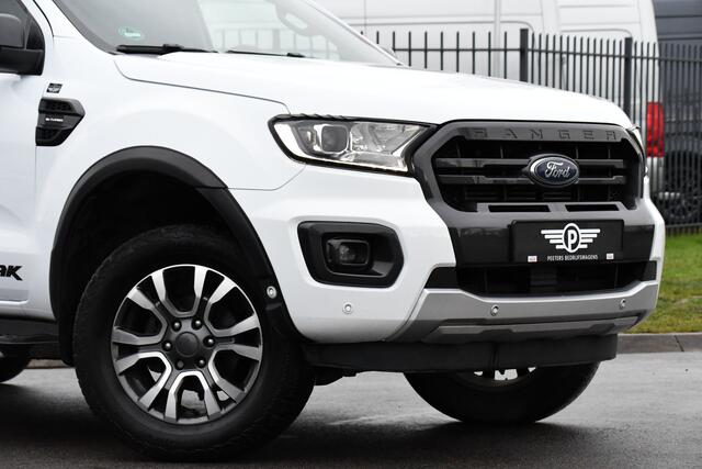 Ford RANGER 2.0 EcoBlue Wildtrak Supercab Adaptieve Cruise, Camera, Carplay, 3500kg Trekhaak, 213pk, Automaat Multimedia, Stoelverwarming, Leder, uniek!