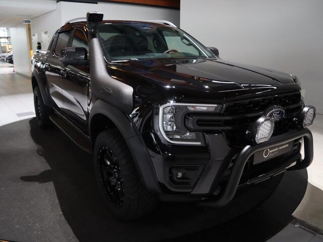 Ford RANGER WILDTRAK | DAKAR EDITITON | 2.5 PHEV | 279 PK | 5-ZITS | 20" TOMASON LICHTMETAAL | ARB LED LIGHTS | 360 CAMERA | 3500 KG TREKHAAK AFNEEMBAAR | ADAPTIVE CRUISE | BLIND-SPOT | STOELVERWARMING | LEDER | LED | PLUG IN HYBRIDE | METALLIC
