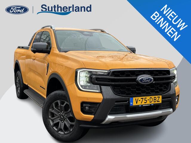 Ford RANGER 2.0 Super Cab EcoBlue Wildtrak | SCI | 204pk | 3500 kg Trekgewicht | Trekhaak | Stoel & Stuurverwarming | CarPlay/Android Auto